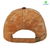 6 Panel Rubber Patch Dyeing Color Men and Women Baseball Cap 