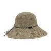 Woven Straw Hat With Bow Tie One Size Fit All Custom Logn