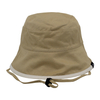 Custom Embroidery Adjustable Bucket Hat Hold Rope Polyester Fabric Can Custom Embroidery Of Women And Men