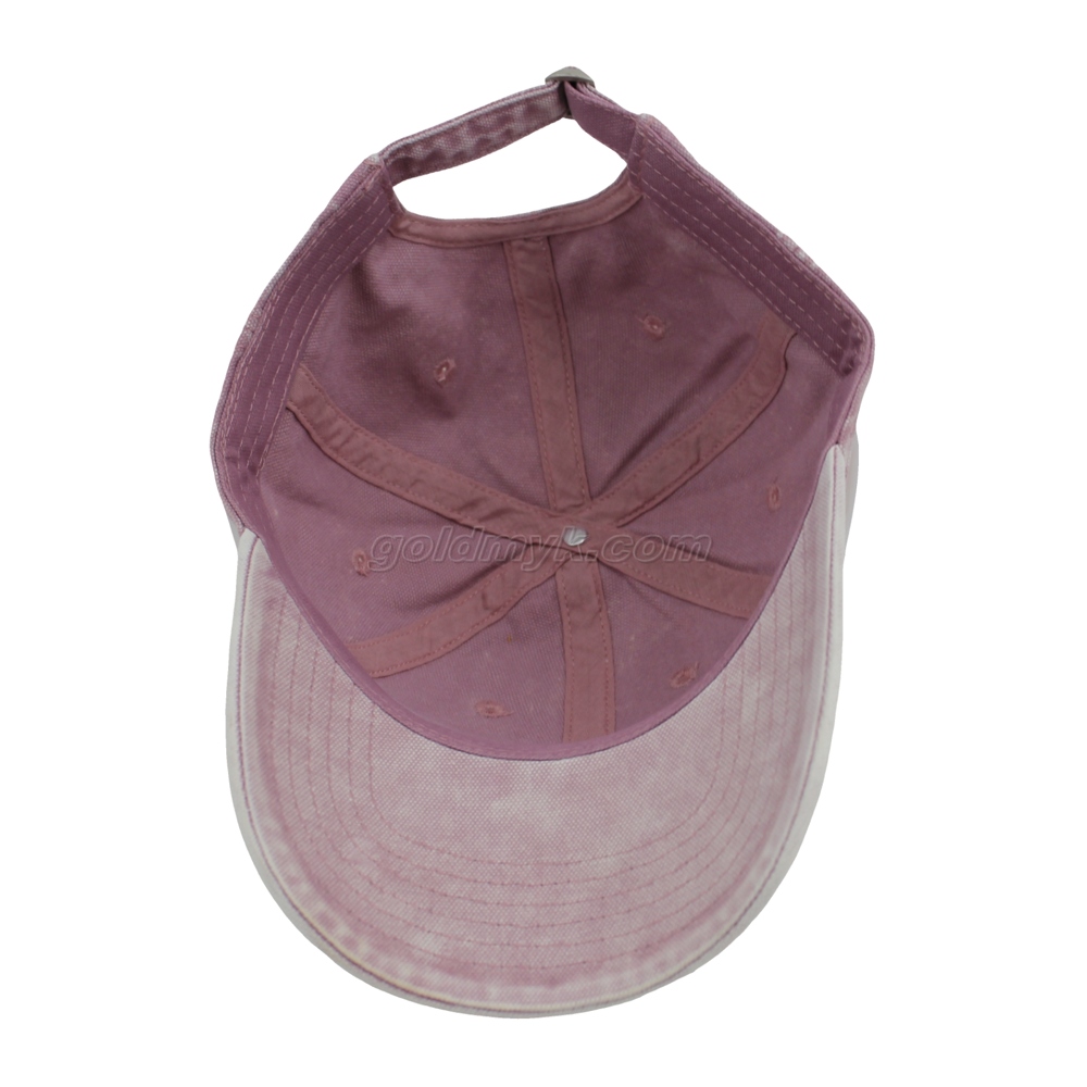 Vintage Stylish Flat Embroidery Washed Baseball Cap Dad Hat 6-panel Sports Caps For Man And Woven Can Custom Logo