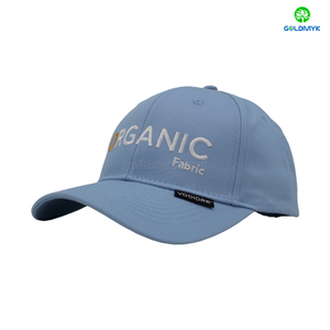 New Cap Hot Sale Organic Cotton Fabric Six Panels Baseball Cap And Hat with Custom Logo Design