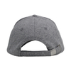 Custom Heather Grey Color Fabric Melange Color Structured Baseball Cap And Hat with Embroidery Patch