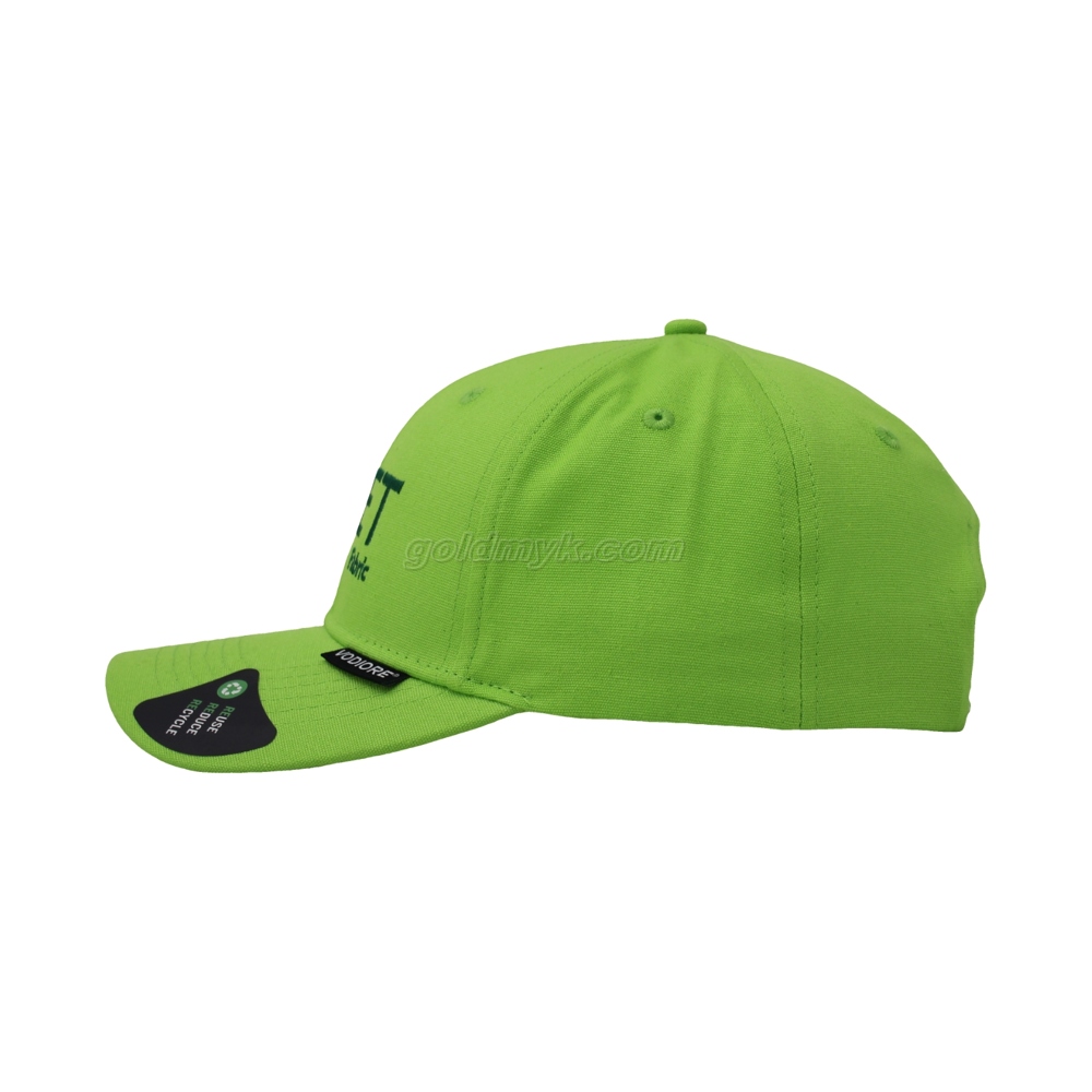 Hot Sale 100% Recycled Polyester Fabric Baseball RPET Cap And Hat with Embroidery And Woven Label