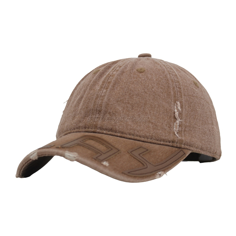 Vintage Stylish 3D Embroidery Washed Baseball Cap Dad Hat 6-panel Sports Caps For Man And Woven Can Custom Logo