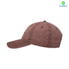 Custom Logo 100% Cotton Twill Fabric Dark Brown 6-Panel Baseball Cap Sporty Style for Business Or Street Wear-Men And Women