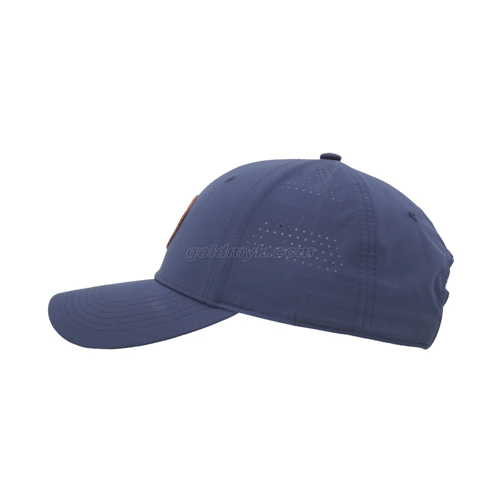 Custom Logo Dad Hat With Rubber Patch Logo 6 Panel Baseball Cap Sports Hat for Men And Women