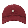 100% Cotton Baseball Cap Rope of Women And Men Custom Embroidery Silk Printed 6 Panel Cap Metal Buckle Closure