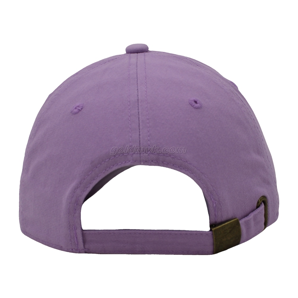 Hot Sale 100% Soft Cotton Twill Fabric Unstructured Baseball Cap And Hat with 3D Silicone Print