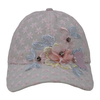 100% Polyester Baseball Cap Rope of Women And Men Custom Embroidery Silk Printed 6 Panel Cap Metal Buckle Closure