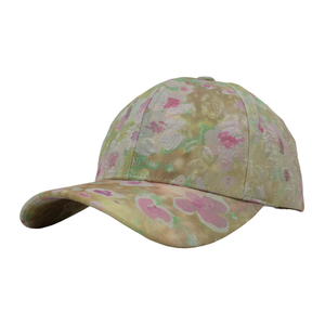 100% Cotton Baseball Cap Rope of Women And Men Custom Embroidery Silk Printed 6 Panel Cap Metal Buckle Closure
