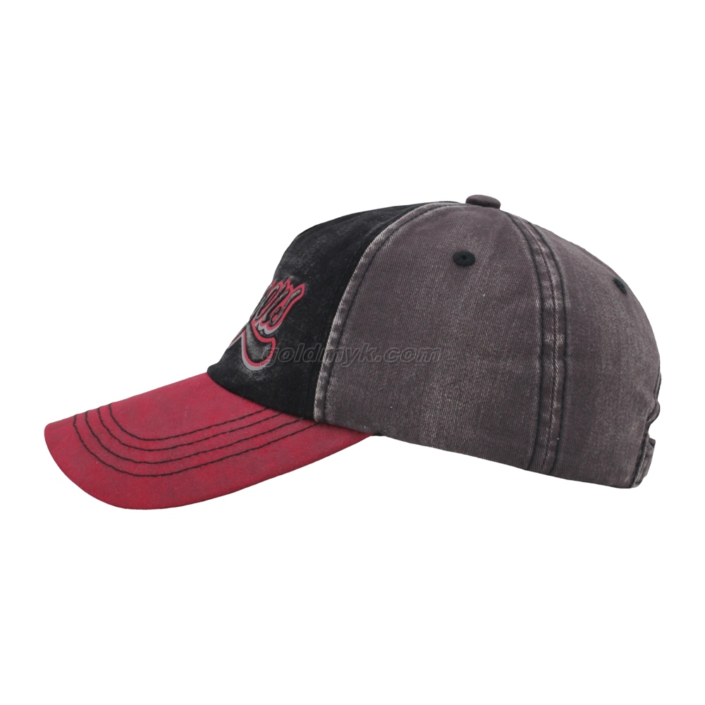 Customized Best Sale Unstructured Washed Cotton Fabric Baseball Cap And Hat with Embroidery Logo