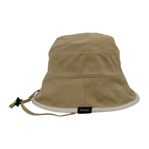 Custom Embroidery Adjustable Bucket Hat Hold Rope Polyester Fabric Can Custom Embroidery Of Women And Men