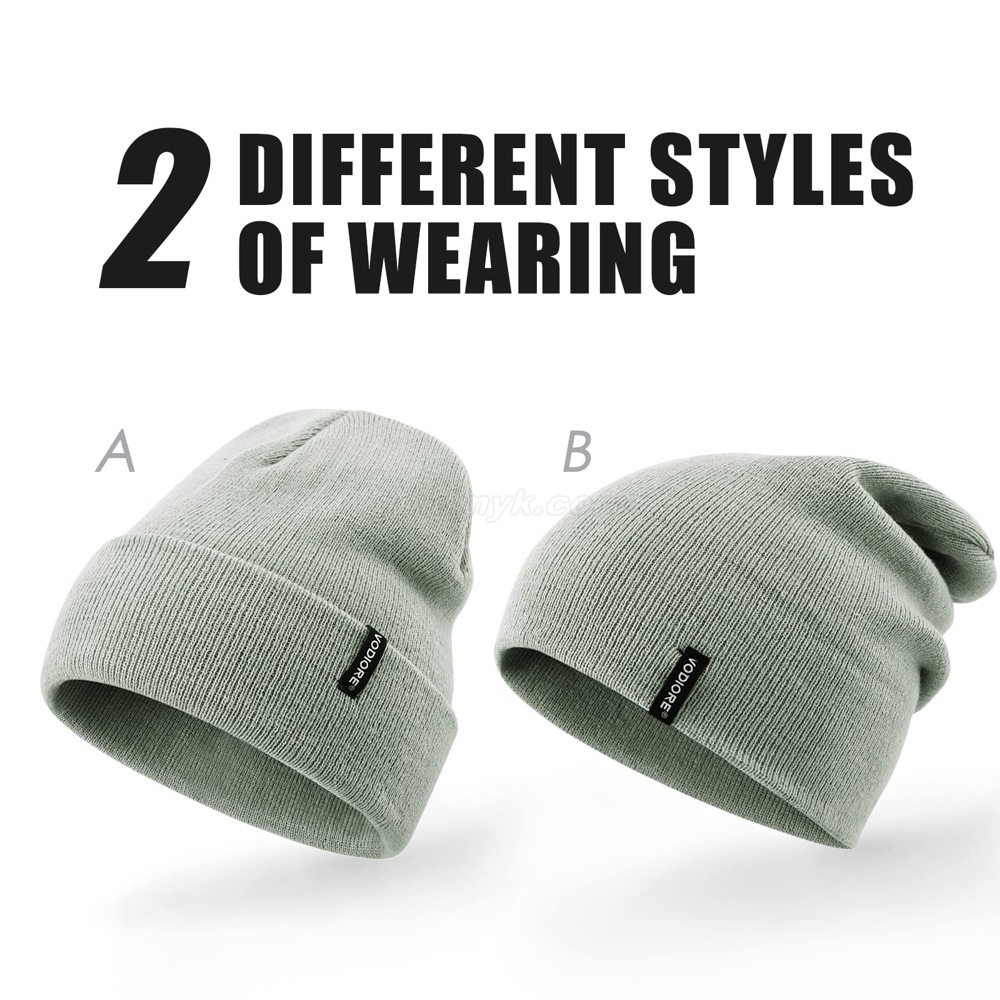 Produce Beanie Knitted Hat for Men Women Winter Knit Hat Warm Hat Can Costom Logo Embroidery Slouchy Beanie Cuffed Skull Cap