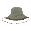 Warm And Winter Bucket Hat with Earflap