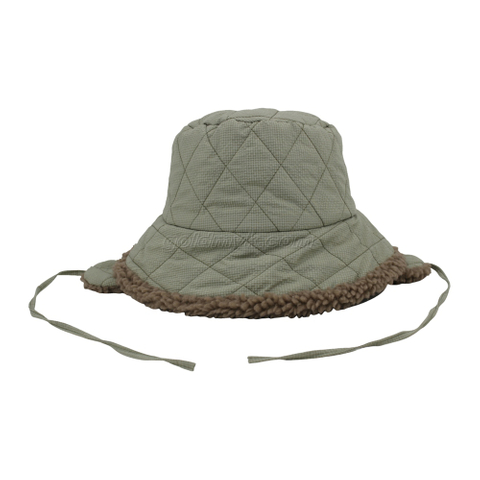 Warm And Winter Bucket Hat with Earflap
