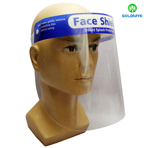 Droplets-proof Anti-Virus Anti-Dust And Anti-Fog PET Face Shield, Protective isolation mask Can Direct Splash Protection