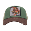 100% Cotton Fabric Baseball Cap Women And Men Acid Washed , Patch Embroidery, 6 Panel Cap
