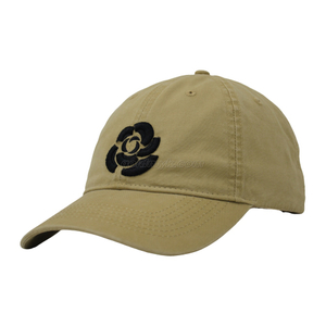 100% Cotton Fabric Baseball Cap Hand Washed Women And Men Acid Washed , Patch Embroidery, 6 Panel Cap