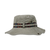 100% Cotton Fabric Bucket Cap Hand Washed Women And Men Acid Washed , Patch Embroidery, 6 Panel Cap