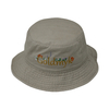 100% Cotton Fabric Bucket Cap Hand Washed Women And Men Acid Washed , Patch Embroidery, 6 Panel Cap