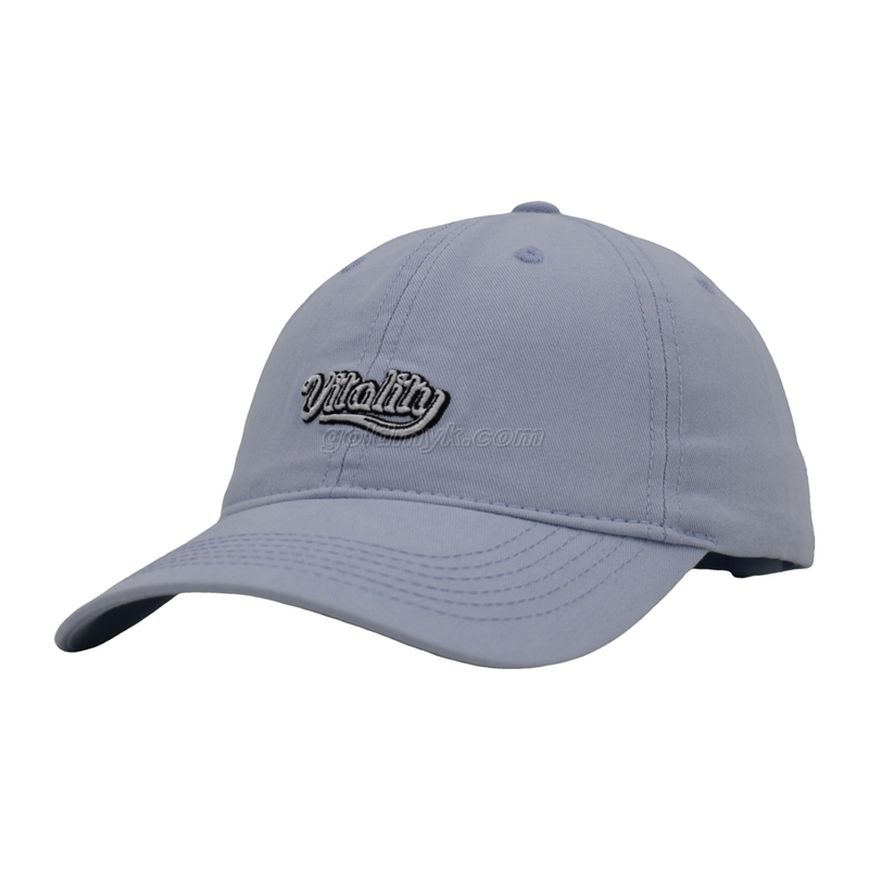 Vintage Stylish 3D Embroidery Washed Baseball Cap Dad Hat 6-panel Sports Caps For Man And Woven Can Custom Logo