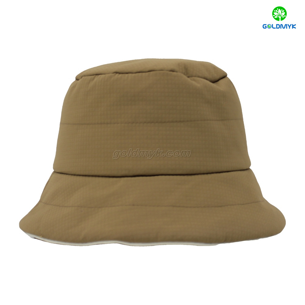 Custom Logo Camel Bucket Hat 100% Polyester Terry Fabric Street Style Puff Printing for Business for Men And Women
