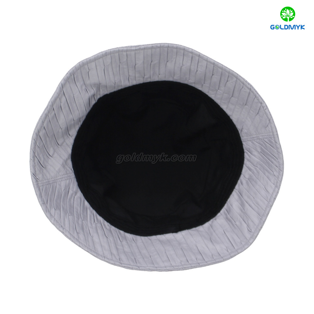 Custom Logo Bucket Hat 100% Polyester Terry Fabric Sporty Style for Women And Men Puff Printing