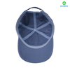 Custom Logo 100% Cotton Twill Fabric Sporty Style Baseball Cap Hat Business Appropriate 6 Panel Light Blue for Men And Women