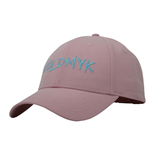 100% Cotton Baseball Cap Rope of Women And Men Custom Embroidery Silk Printed 6 Panel Cap Metal Buckle Closure