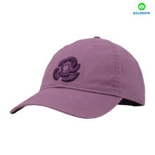 Custom Logo 100% Cotton Terry 6-Panel Pink Sporty Style Baseball Cap Hat Business Appropriate for Men And Women