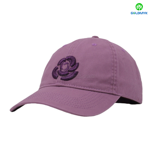 Custom Logo 100% Cotton Terry 6-Panel Pink Sporty Style Baseball Cap Hat Business Appropriate for Men And Women