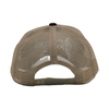 Trucker Cap Polyester Fabric Mesh Hat with Rubber Logo for Women and Men Can Custom Logo