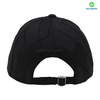 Custom Black Jacquard 6-Panel Curved Brim Sporty Style Street Wear for Business Baseball Cap 