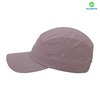 100% Polyester Pink Flat Embroidery Street Style Custom Fabric Cap Curved Brim 5-Panel Baseball Cap