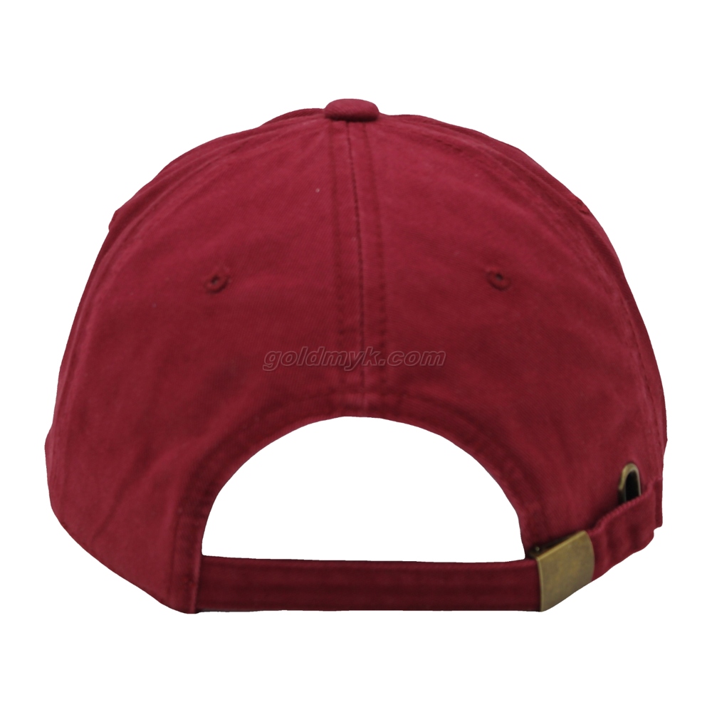 Vintage Stylish Flat Embroidery Washed Baseball Cap Dad Hat 6-panel Sports Caps For Man And Woven Can Custom Logo