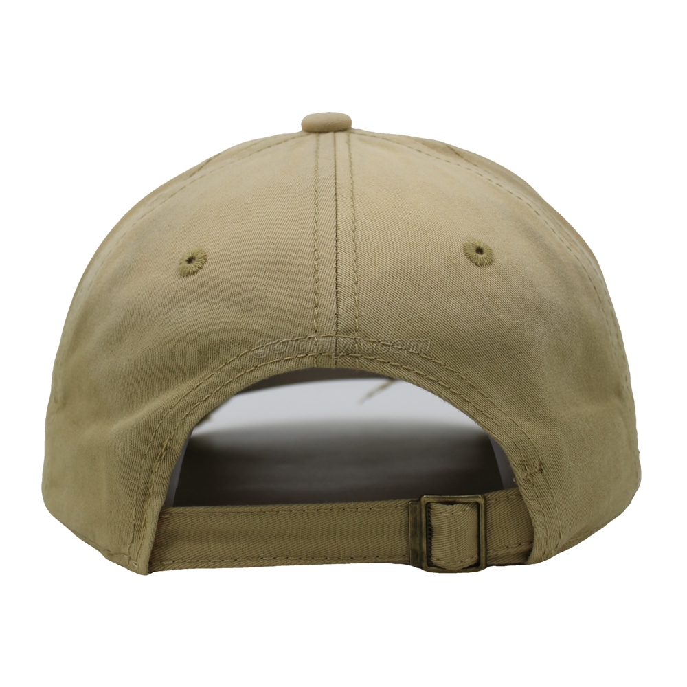 Vintage Stylish Flat Embroidery Washed Baseball Cap Dad Hat 6-panel Sports Caps For Man And Woven Can Custom Logo