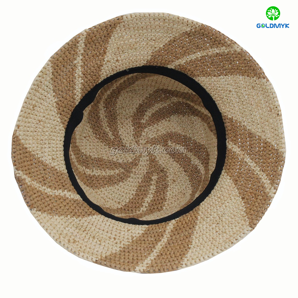 Wide Brim Sun Hats Summer Beach Hat for Travel Straw Hat UPF50+ Women Foldable 