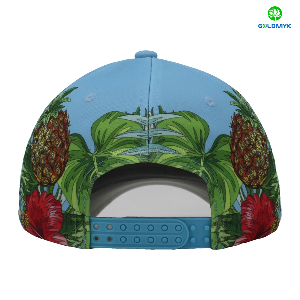 Fashion Design Flower and Fruit Sublimation Unisex Baseball Cap