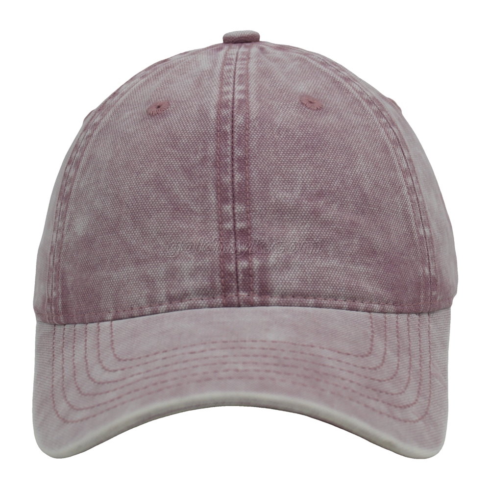 Vintage Stylish Flat Embroidery Washed Baseball Cap Dad Hat 6-panel Sports Caps For Man And Woven Can Custom Logo