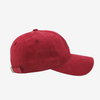 Custom Red Baseball Cap 100% Cotton Twill Fabric Baseball Hat with 3D Print Logo Can Embroidery Of Women And Men