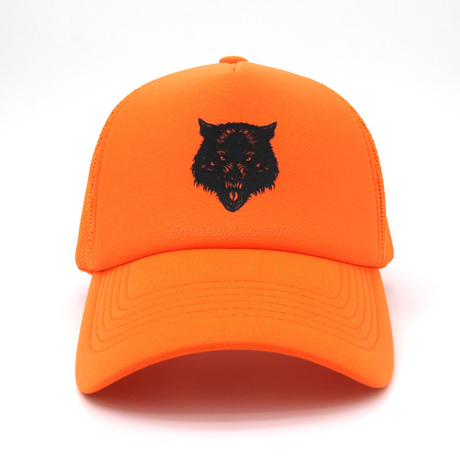 Wholesale 5 Panel Polyester with foams Mesh Cap Trucker Hat Custom Logo  Heat Transfer Printing Of Women And Men Unisex from China manufacturer -  Qingdao Goldmyk Industrial Co., Ltd.