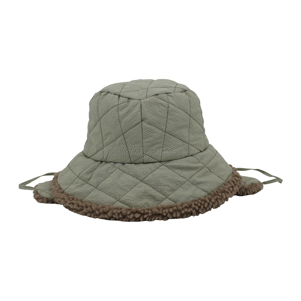 Warm And Winter Bucket Hat with Earflap