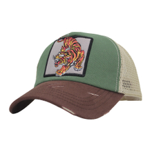 100% Cotton Fabric Baseball Cap Women And Men Acid Washed , Patch Embroidery, 6 Panel Cap