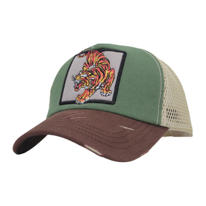 100% Cotton Fabric Baseball Cap Women And Men Acid Washed , Patch Embroidery, 6 Panel Cap