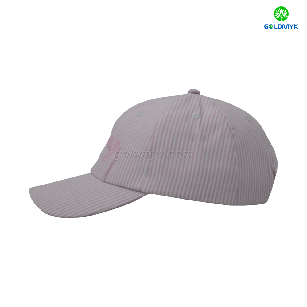 100% Cotton Twill Pink Baseball Cap Hat Customizable OEM Sporty Street Style Terry Fabric Dot Pattern Direct From China Factory