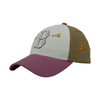 100% Cotton Baseball Cap Rope of Women And Men Custom Embroidery Silk Printed 6 Panel Cap Metal Buckle Closure