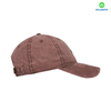 Custom Logo 100% Cotton Twill Fabric Dark Brown 6-Panel Baseball Cap Sporty Style for Business Or Street Wear-Men And Women