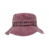 Hot Sale Pigment Washed Cotton Bucket Hat with Custom Decoration