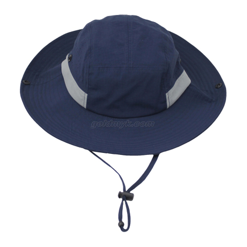UV Protection Light Weight Polyester Fabric Bucket Hat with Custom Design