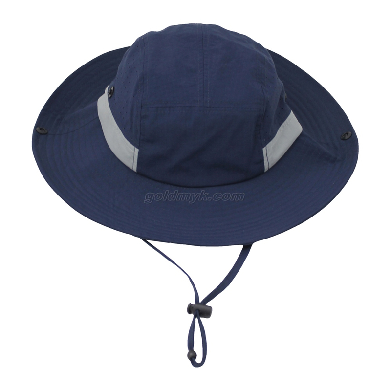 UV Protection Light Weight Polyester Fabric Bucket Hat with Custom Design
